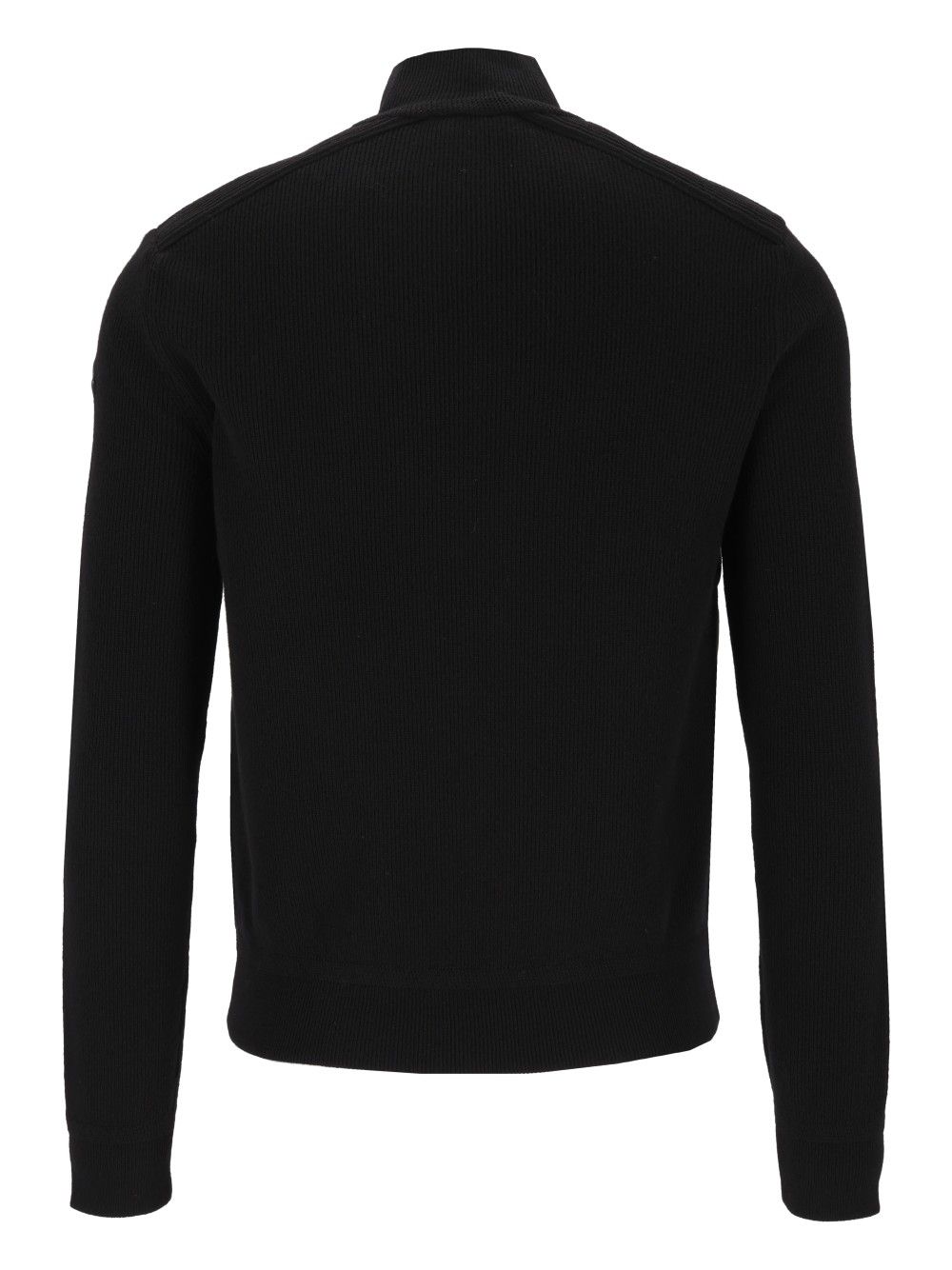 Moncler Quilted Zipped Jacket Knitwear - Nero | 2807d6a3bf0d82b09843c2e66b7c5862e3de690d