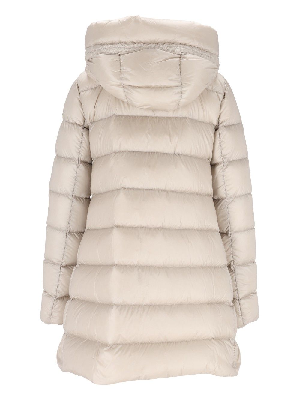 Moncler Suyenne Long Parka Giacche - Bianco | b7940f0454d938134c3762ba4277d5460837ef57