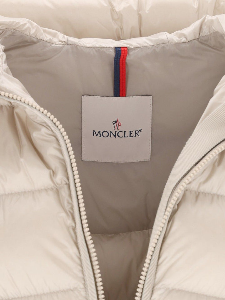 Moncler Suyenne Long Parka Giacche - Bianco | f5af76920d48faff12f2545fba87a17c8fa892a0