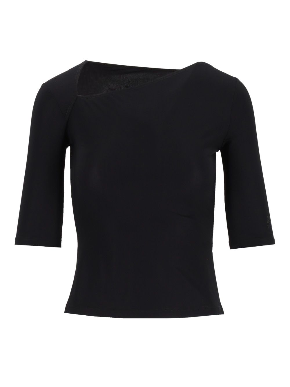 Mm6 Maison Margiela Anatomic Lycra Jersey Shirt T-Shirt - Nero | ef225d3f330a091df906cfd04435d7699a7a6258