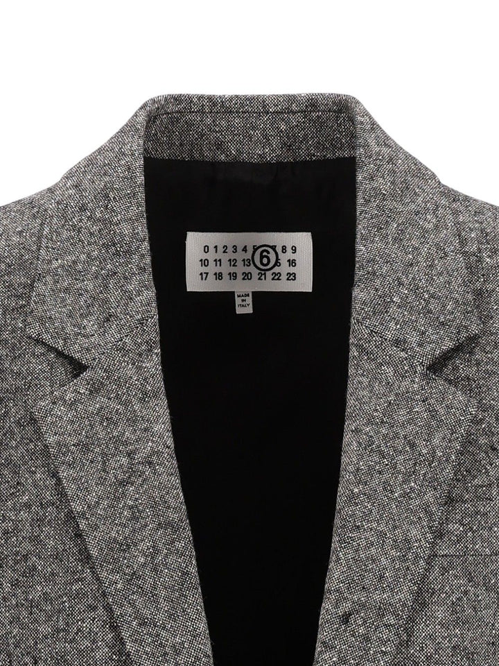 Mm6 Maison Margiela Merino Wool Knitted Vest Giacche - Grey | c6ae5373545a2a0ebb4f973e9d64adff506929bf