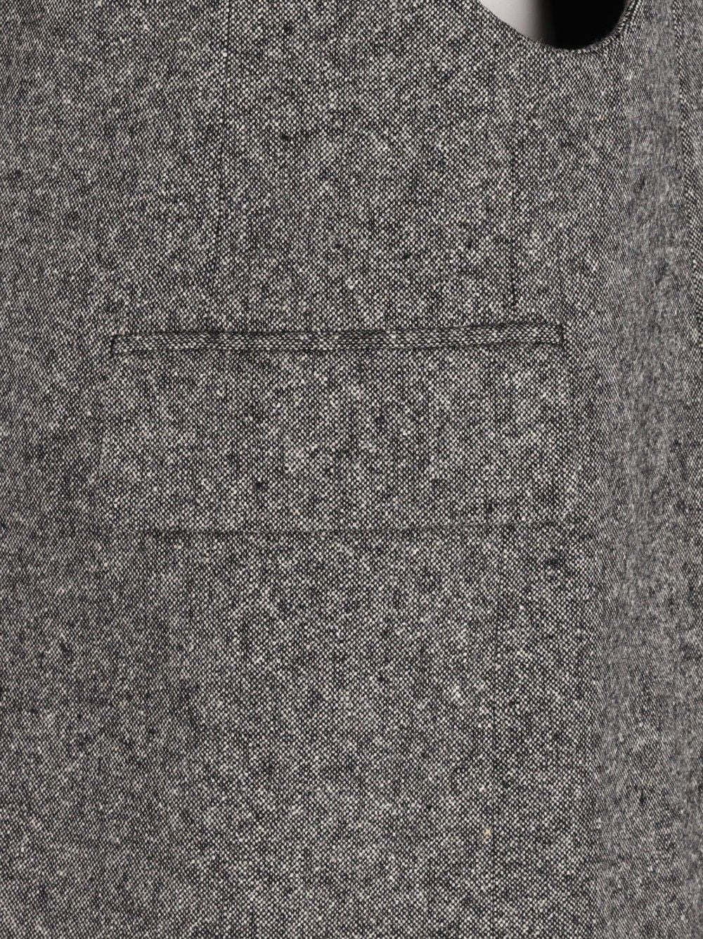 Mm6 Maison Margiela Merino Wool Knitted Vest Giacche - Grey | 8287da1c7cf4087aff6eedfceb719ac802773e4c