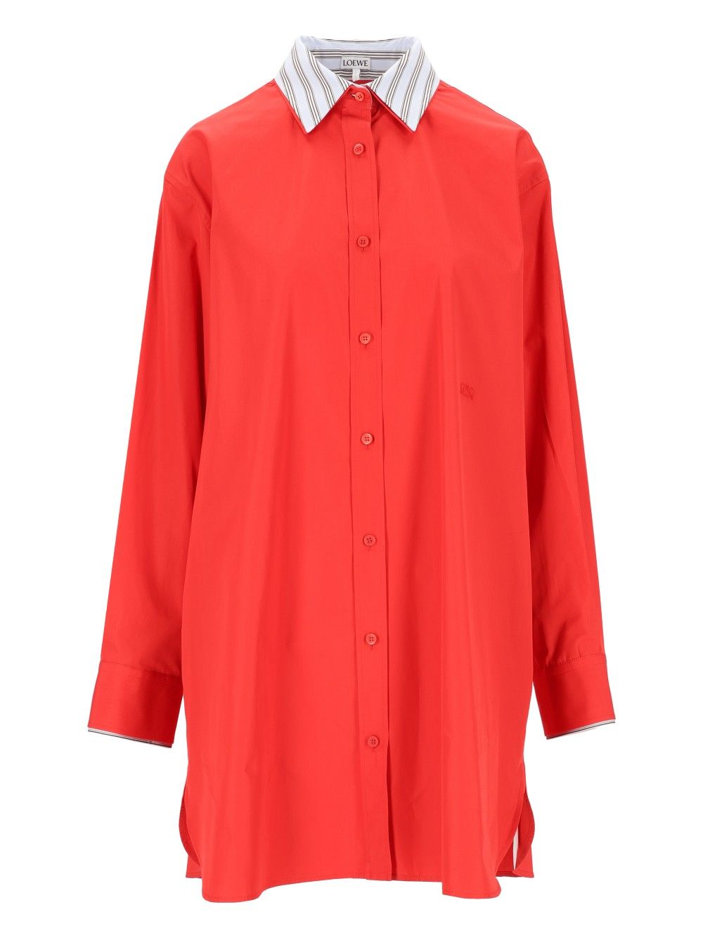 Loewe Popeline Mini Dress Abiti - Rosso | 8133774aa873168c77c943f3cbe21943d52d3d48