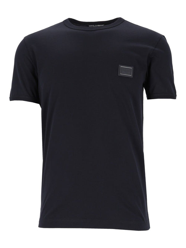 Cotton T-Shirt Blu