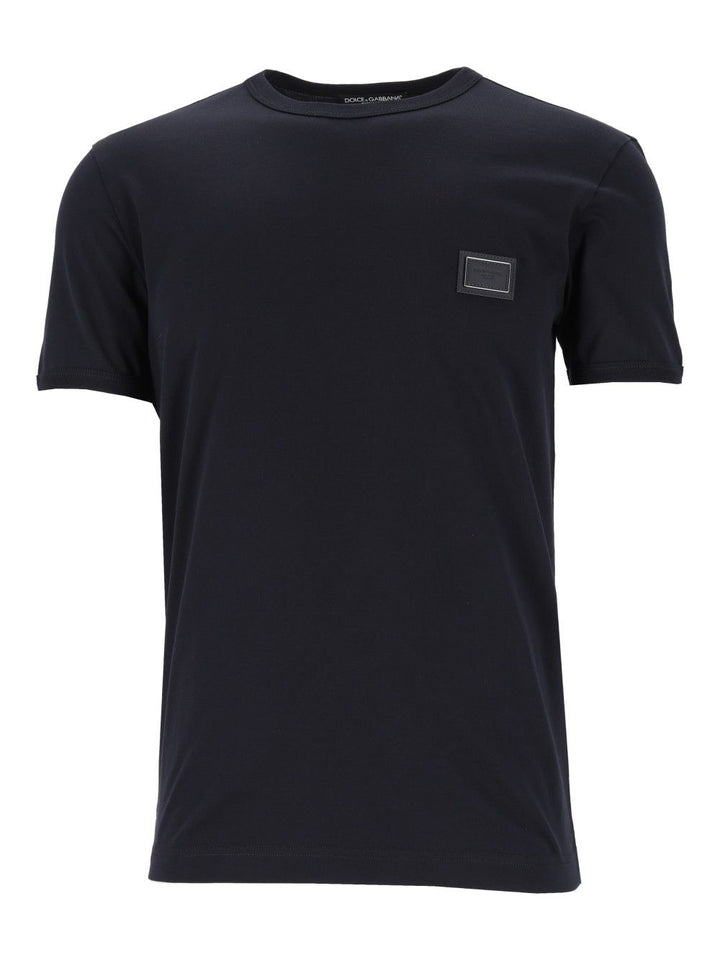 Dolce & Gabbana Cotton T-Shirt - Blu | d8ca26ec1fb427fbcc6669b3669607a25b4440cf