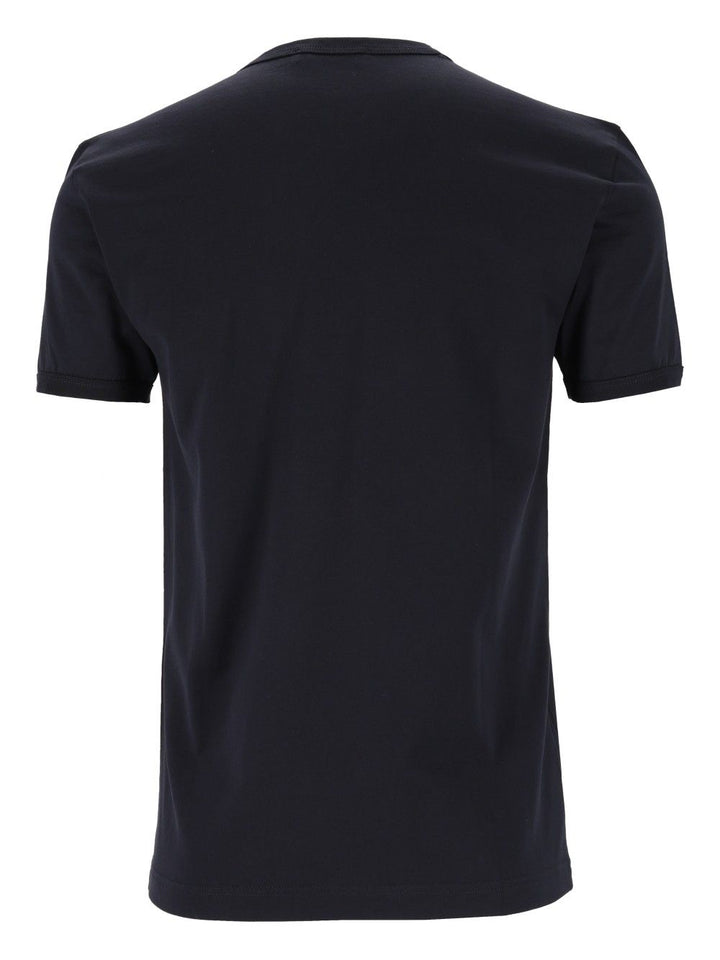 Dolce & Gabbana Cotton T-Shirt - Blu | b798bae252493d2aae3a10100d0f1e0307d4d397