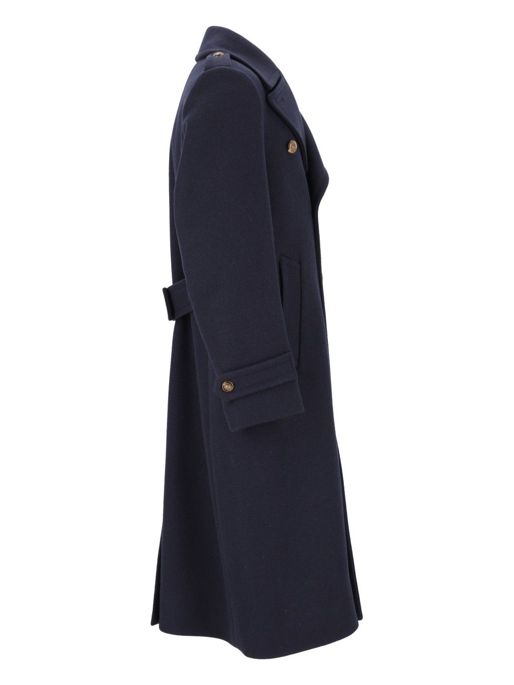 Dolce & Gabbana Double-Breasted Coat Coats - Blu | e304fe51ffc68bf249476f6e8cf3295c1a1af5c9