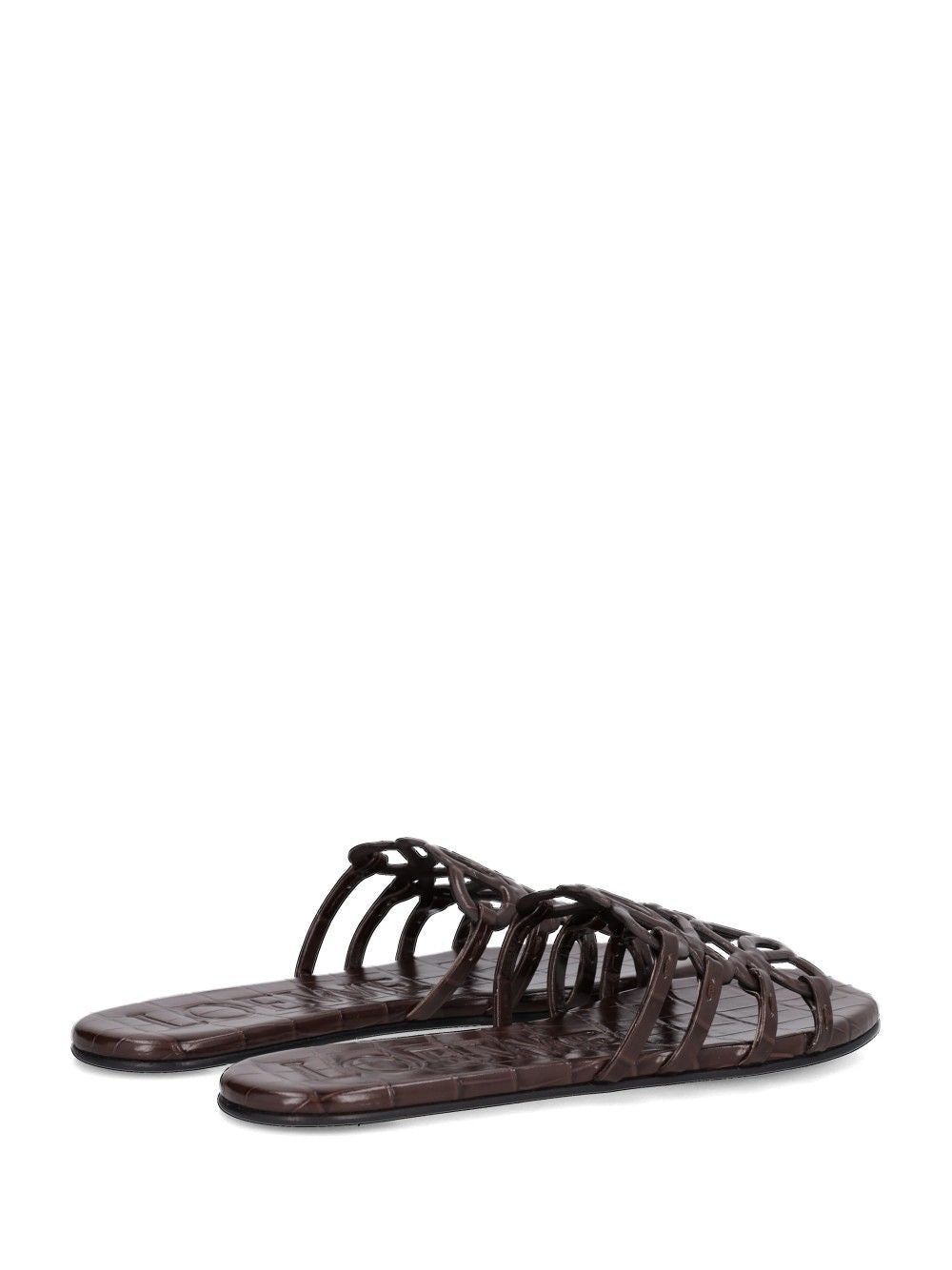 Loewe “Petal Anagram” Slides Sandali - Marrone | 4d50e77418c4a03c88a252ac8dbc69c532a988bd