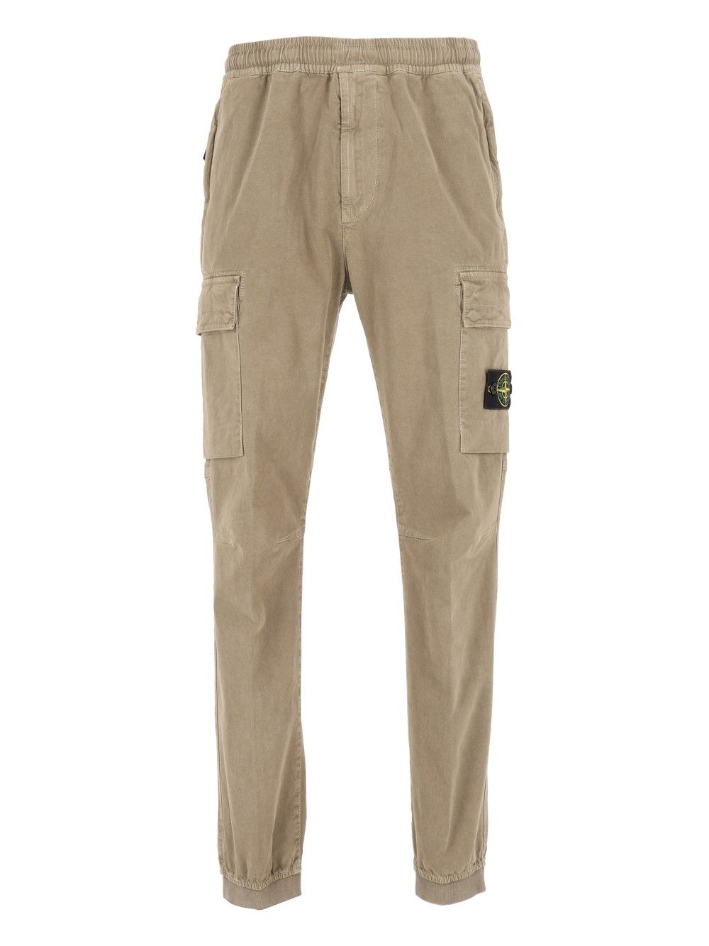 Stone Island Vintage-Effect Stretch Trousers - Verde | 925babba87ee27ae134d5361c3f97ad75dd3b550