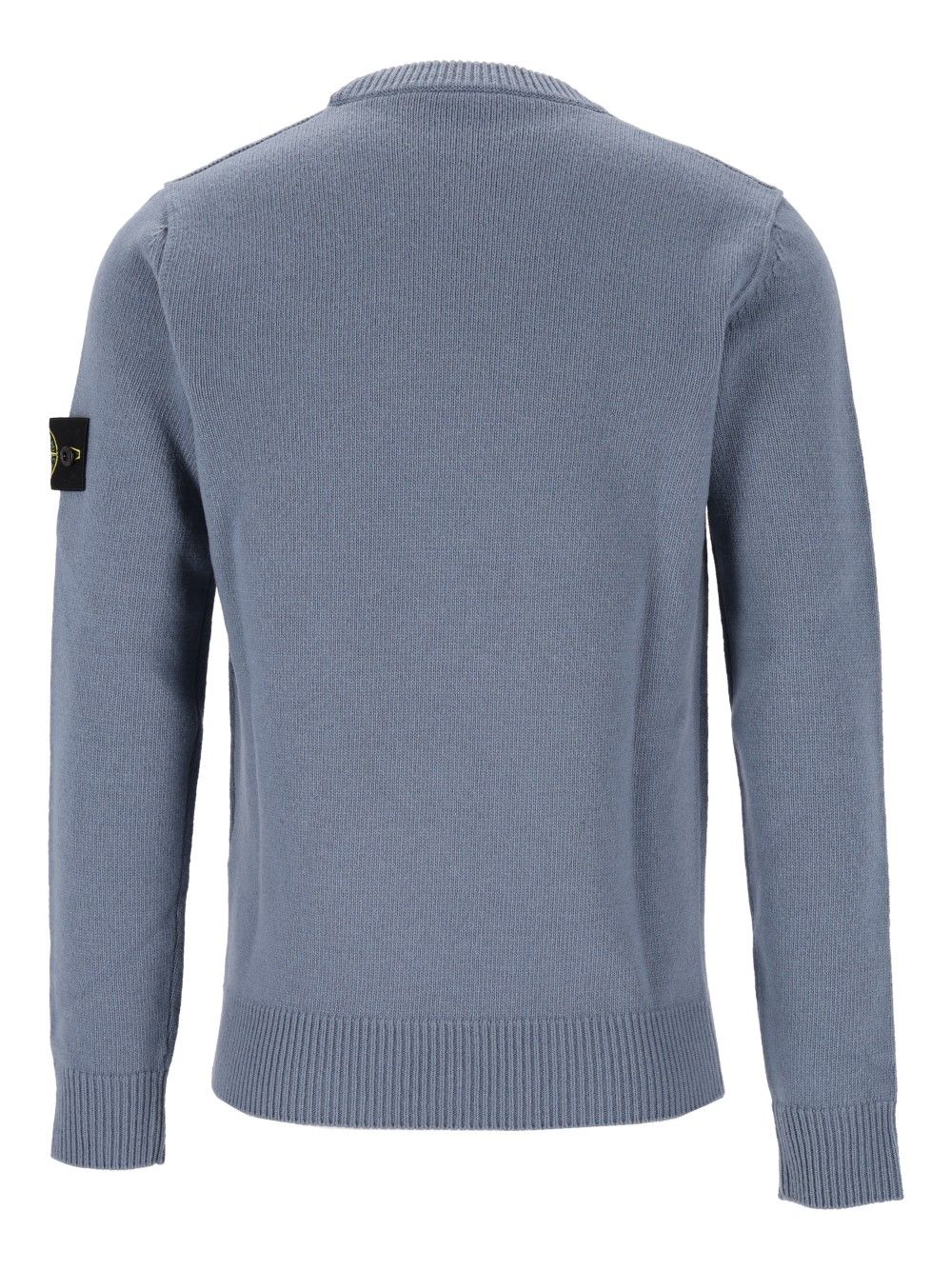 Stone Island Lambswool Crew Neck Sweater Sweatshirts - Blu | 8aa297bd871b50d3185d80d04c601a26cbf5c910