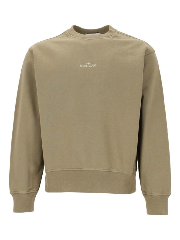 Organic Cotton Fleece Crewneck Sweatshirt Sweatshirts Verde