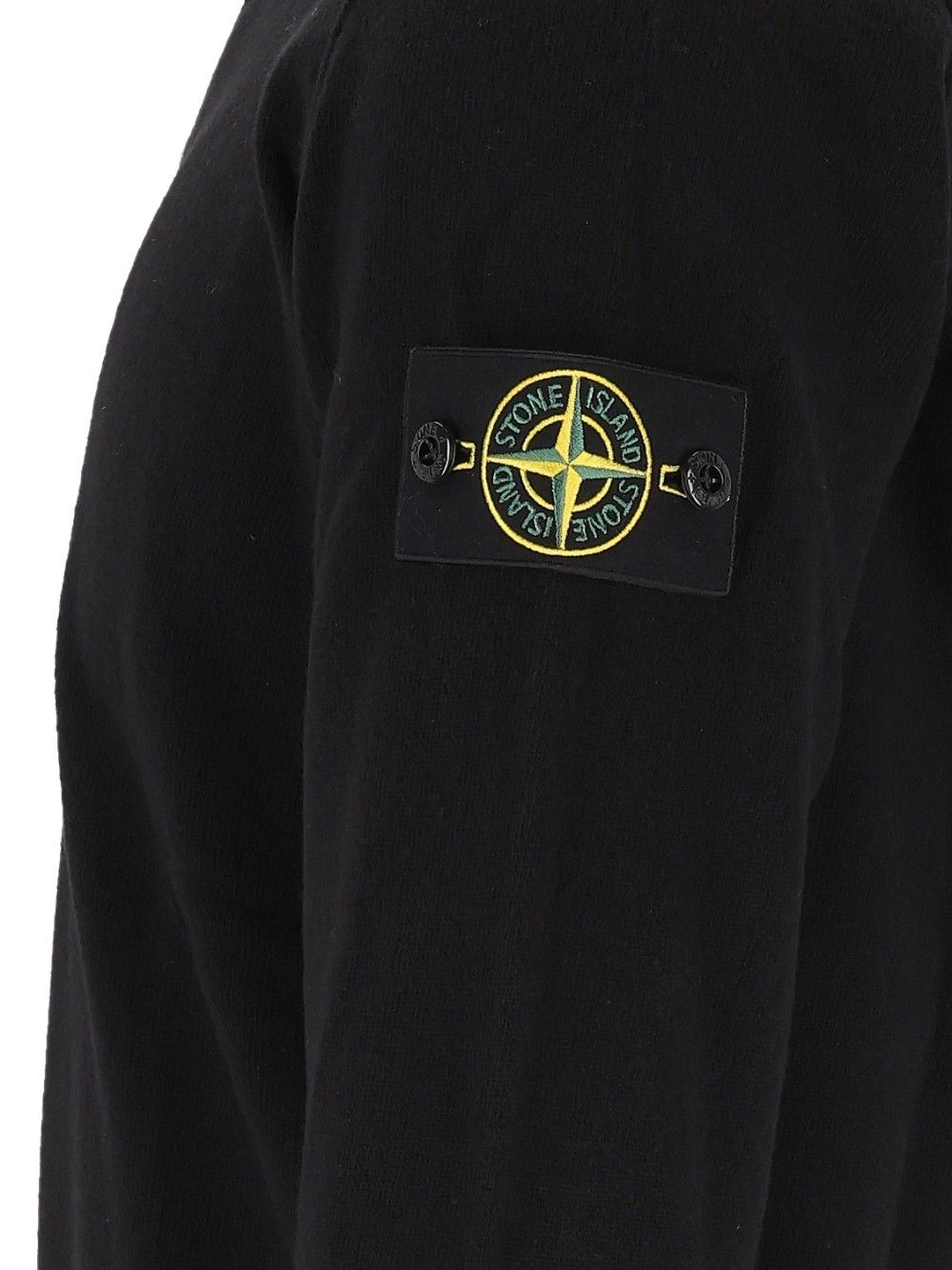 Stone Island Rws Geelong Lightweight Wool Polo Sweater Knitwear - Nero | 682f019ad510a9ad8a7f7b3d25eccea26e9df531