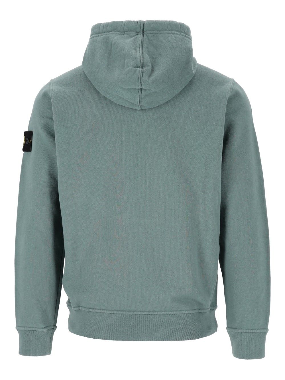 Stone Island Brushed Organic Cotton Hoodie Sweatshirts - Verde | c5b3692fb87af8e54e50cb4c3ddabaabc9cd13db