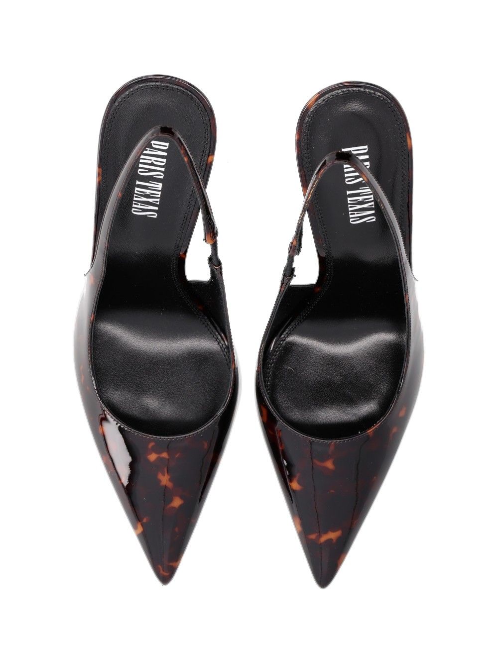 Paris Texas Lidia Slingback Printed Patent Decollete - Marrone | 804be987ffb8cd80aac42889b0f94cdab917651b