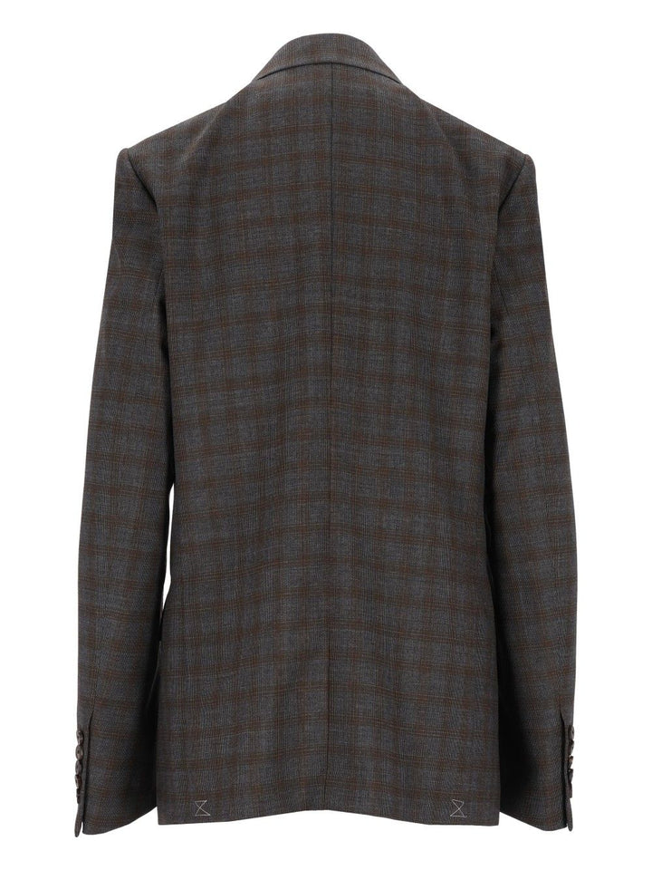 Dries Van Noten “Barrysta” Double-Breasted Blazer Giacche - Marrone | 5971ba0f0d0c938a5b9fb3f4e2a0eb4b4664163b