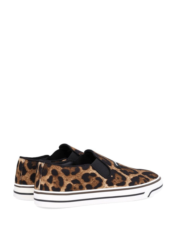 Dolce & Gabbana Canvas Vans Sneakers - Animalier | d4818999904467d9d5447e6c8e8e30de5d83ef93