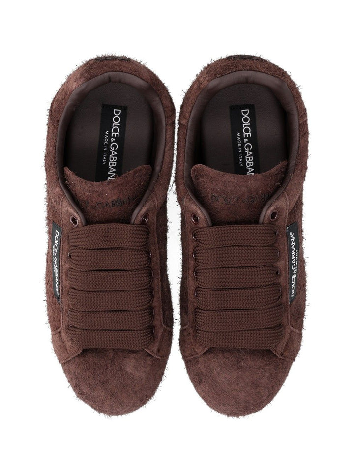 Dolce & Gabbana Portofino Sneakers - Marrone | 656da595062ec66c35661cece8ad33748deeefd4