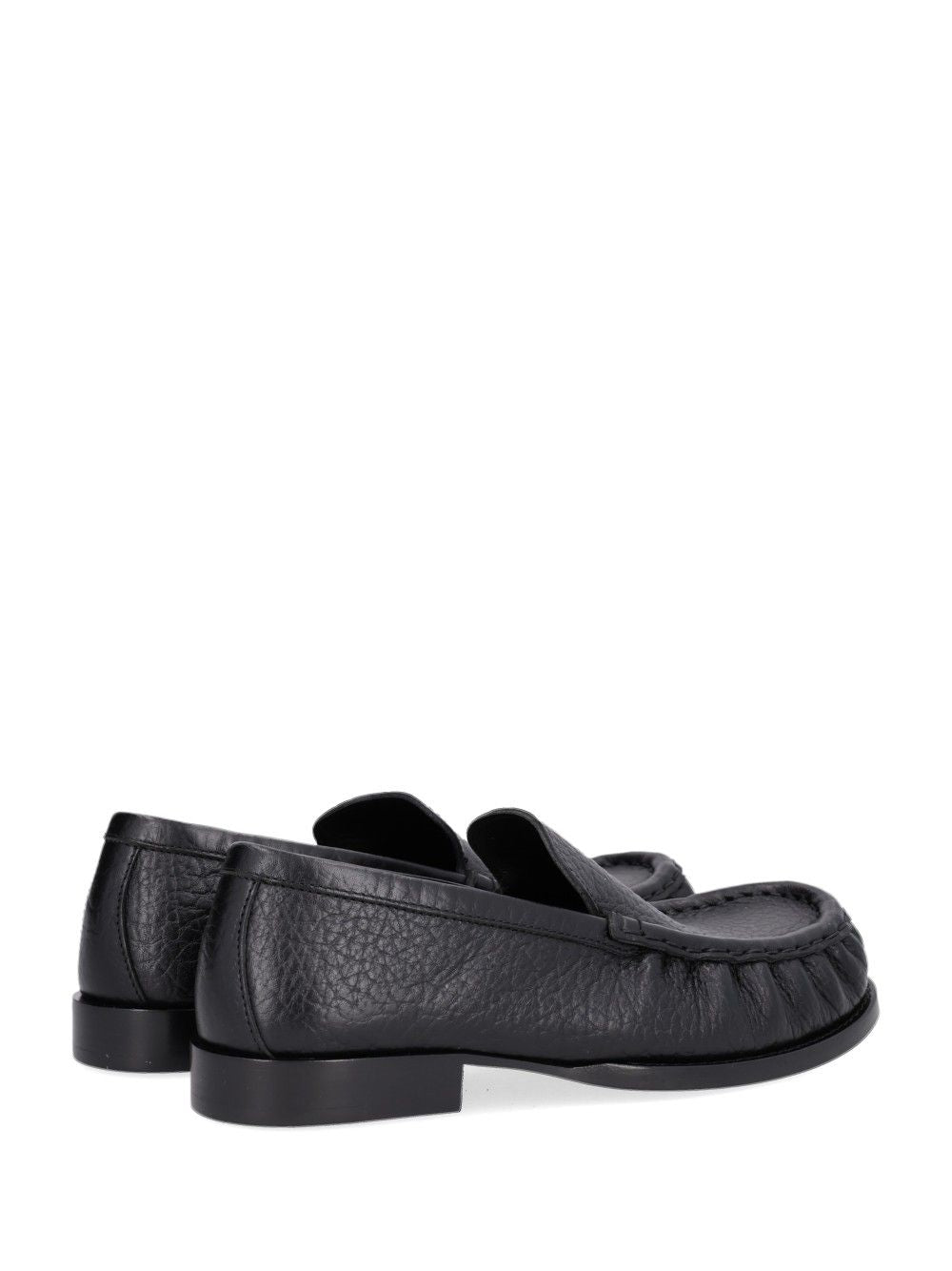 Dries Van Noten Slip-On Leather Loafers Scarpe basse - Nero | ad9d69b71089ca9539b0c71b0268abfd4a374e35