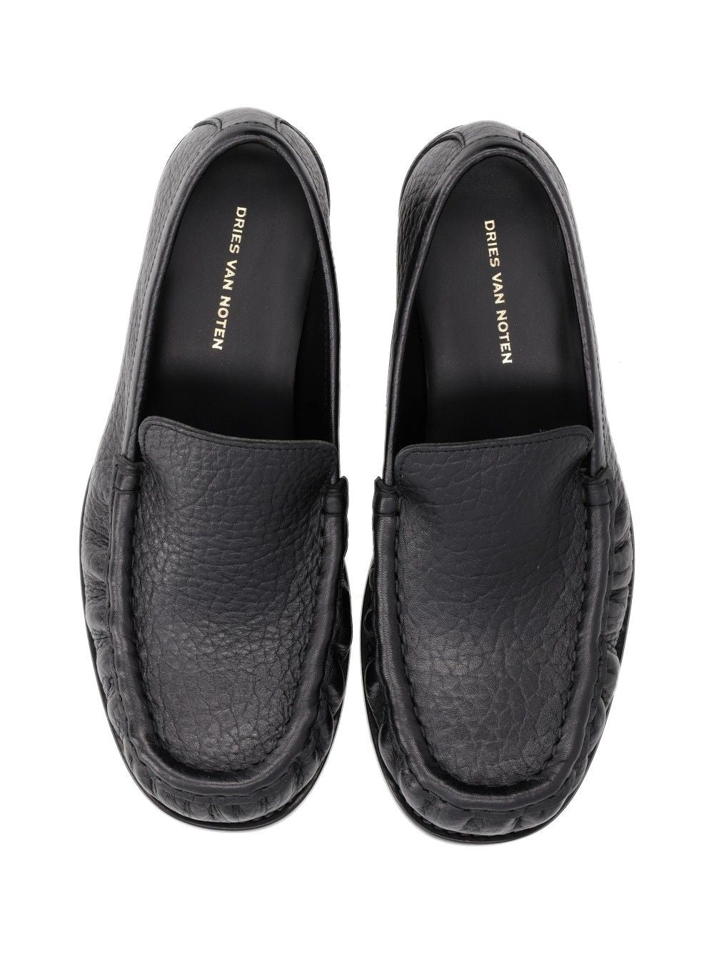 Dries Van Noten Slip-On Leather Loafers Scarpe basse - Nero | 5775a8b9a6f77569e1f432d526d2db5c6d803c45