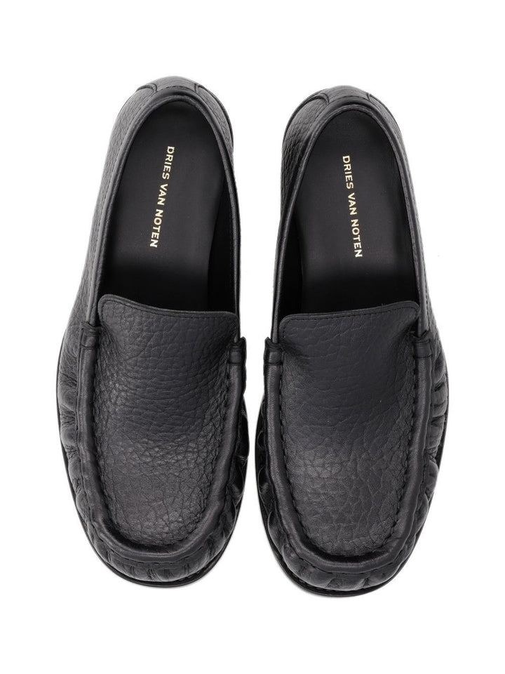 Dries Van Noten Slip-On Leather Loafers Scarpe basse - Nero | 5775a8b9a6f77569e1f432d526d2db5c6d803c45
