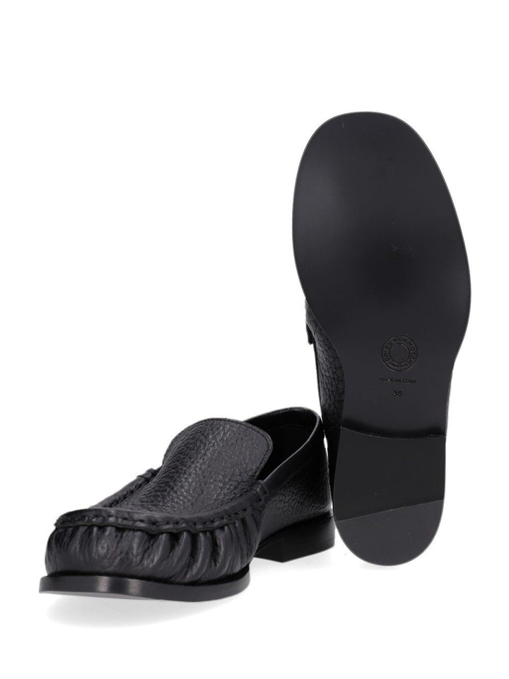 Dries Van Noten Slip-On Leather Loafers Scarpe basse - Nero | eb1b65e1b4380b30c78f3a58330d0d2e2ba85452