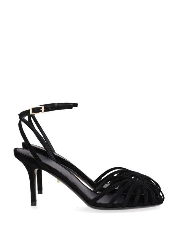 Blake 75 Suede Sandal Sandalias Negro