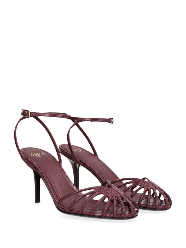 Alevi' Milano Lizard Sandali - Bordeaux | 7c50cc27c629a8ec89b6eb80cd72f07cc5d4fb7c