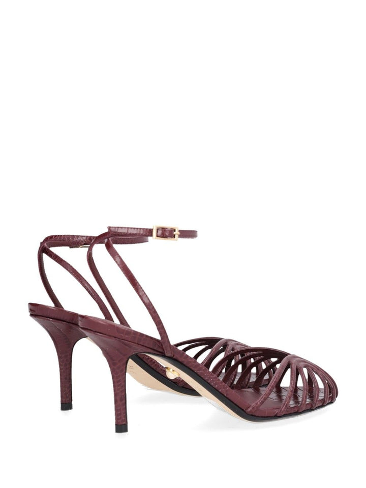 Alevi' Milano Lizard Sandali - Bordeaux | d83f1499f633297344c2e5a16490b62c3837bccc