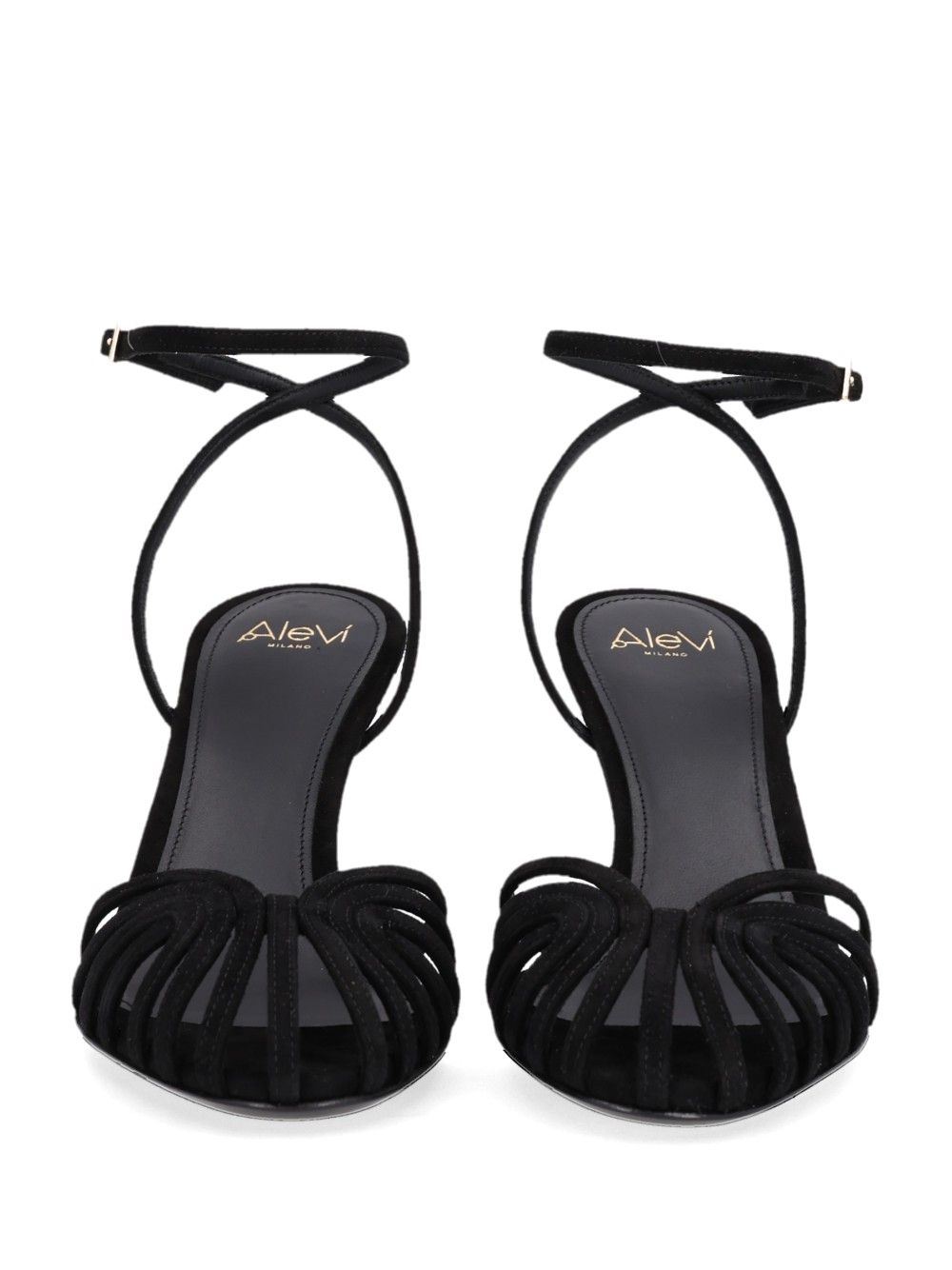 Alevi' Milano Blake 75 Suede Sandal Sandali - Nero | c2ad9fbc1a3f2d8391d5e21c6074bcb5553c9952