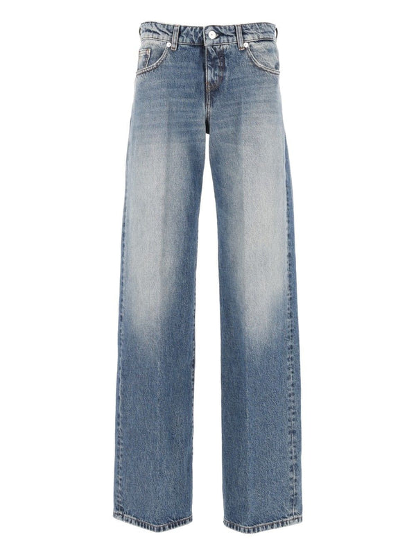 Rocio Pantalones Boy Low Loose Vaqueros Celeste