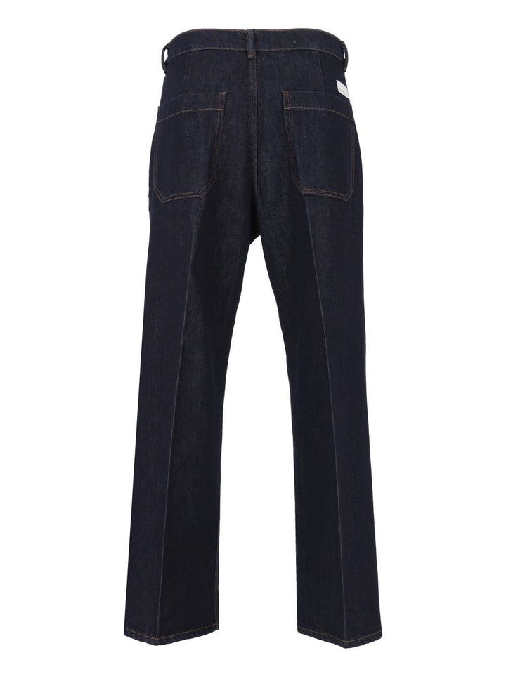 Nine In The Morning Rivet Front And Back Jeans - Blu | c7cfa7d6b5e0abaeaedb1936c555346b89d3d183