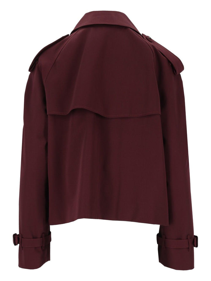 Burberry Mayfair Trench Jacket Giacche - Bordeaux | 7fd152bc9ed3657a60243dd99a01ab886c00e8de