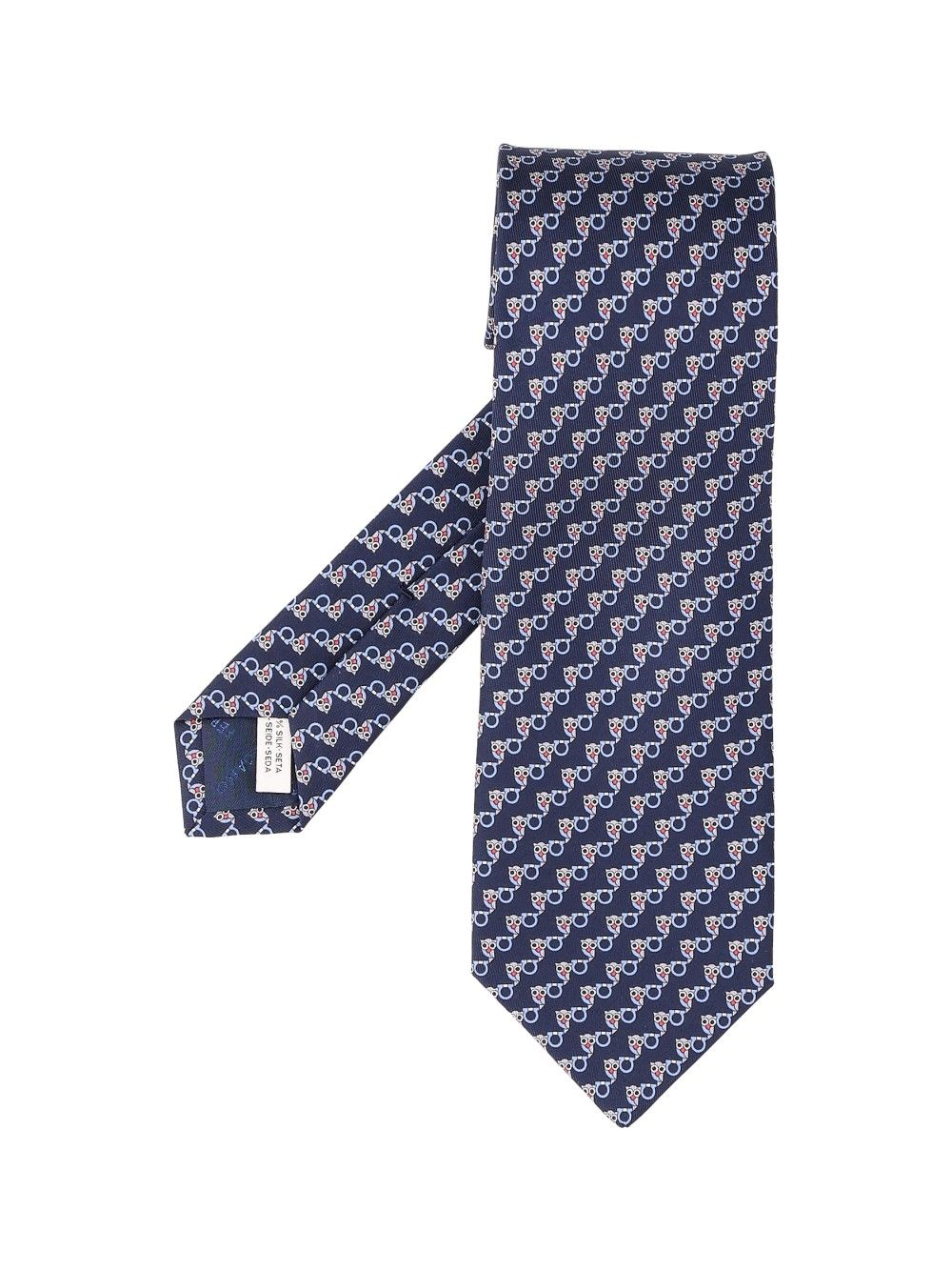 Ferragamo Gufo Ties And Bow Ties - Blu | b04e6275b0959cdccddb4069fb7ecf8eab0d59c0
