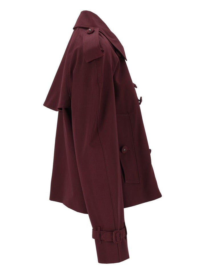 Burberry Mayfair Trench Jacket Giacche - Bordeaux | aceded29eb51548cd98306ac4b164d03e98e0a83