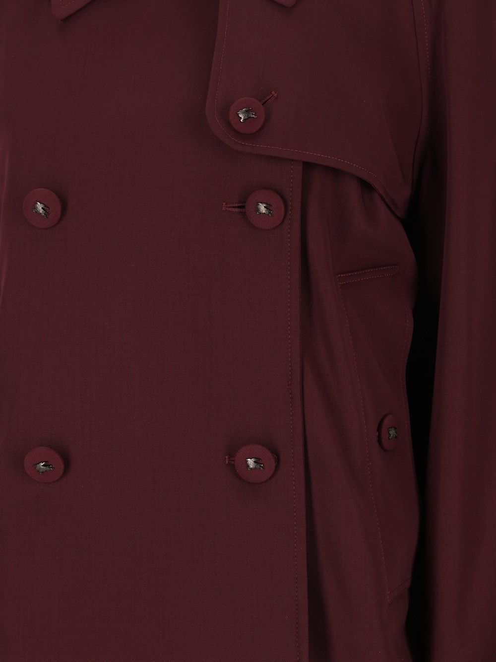 Burberry Mayfair Trench Jacket Giacche - Bordeaux | f8e8dee04eb62fbf5b7fac2592629080d437d77b