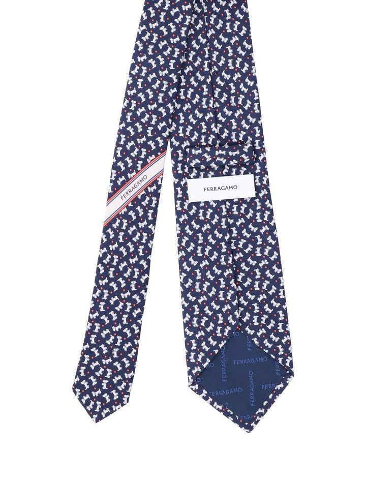 Ferragamo Charlie Ties And Bow Ties - Blu | 9263f24616a210135018cfd79617e4bbc64b670d