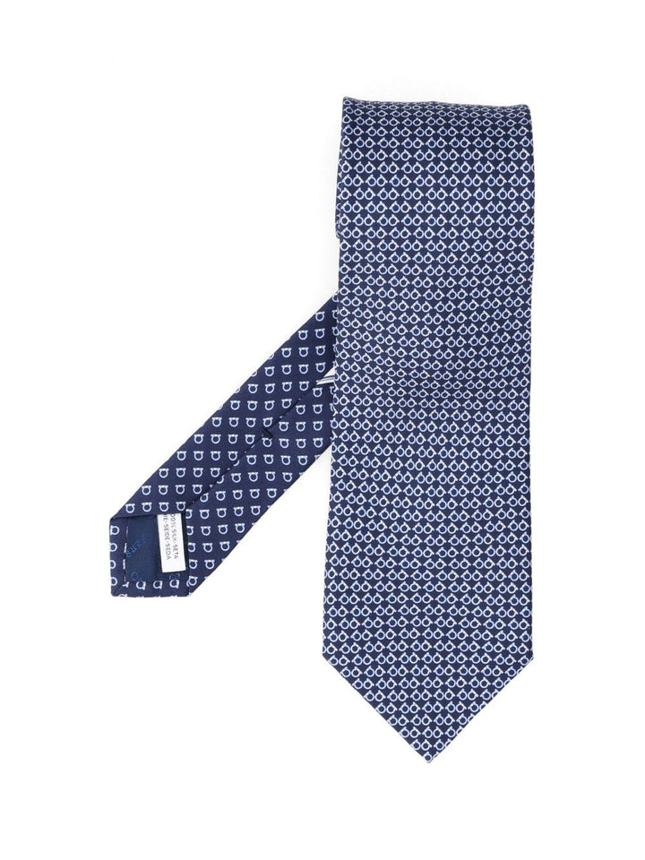 Ferragamo Gancini Square Ties And Bow Ties - Blu | acb11f474dd1c4f60c28b5726302353d6530e6da