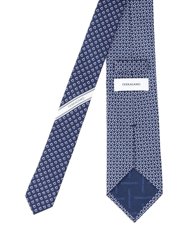 Ferragamo Gancini Square Ties And Bow Ties - Blu | ae1dbb2a7d49fec4053fd8034cc411acfe6bf5c0