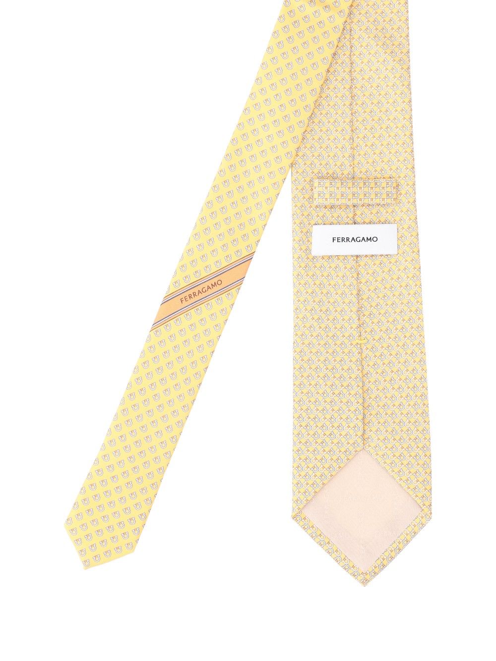 Ferragamo Gancini Ties And Bow Ties - Giallo | e2f1611f435b2532bbb1c5b32d205b21a97f733f