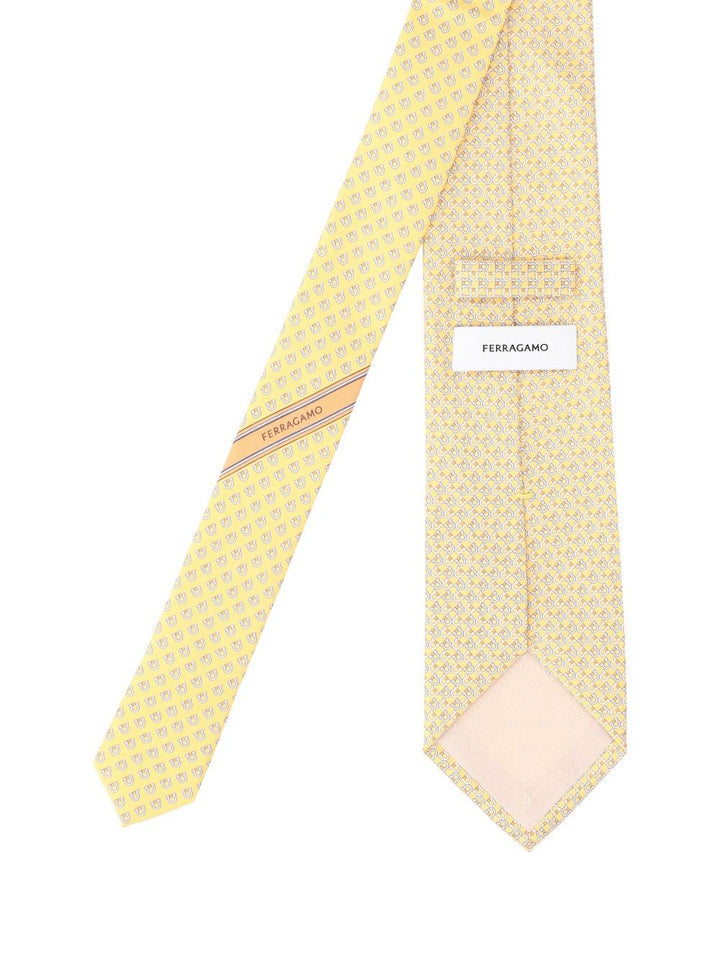 Ferragamo Gancini Ties And Bow Ties - Giallo | e2f1611f435b2532bbb1c5b32d205b21a97f733f