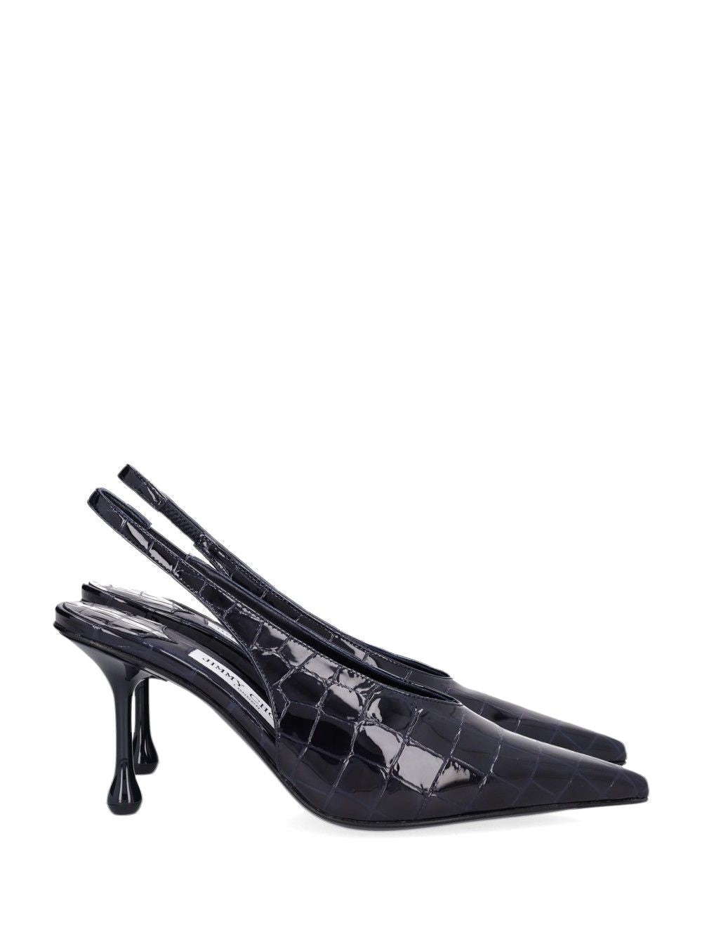 Jimmy Choo Isa 80 Slingback Decollete - Blu | 993aadcb6255fda174f5a11a44dc30baa8d70d12