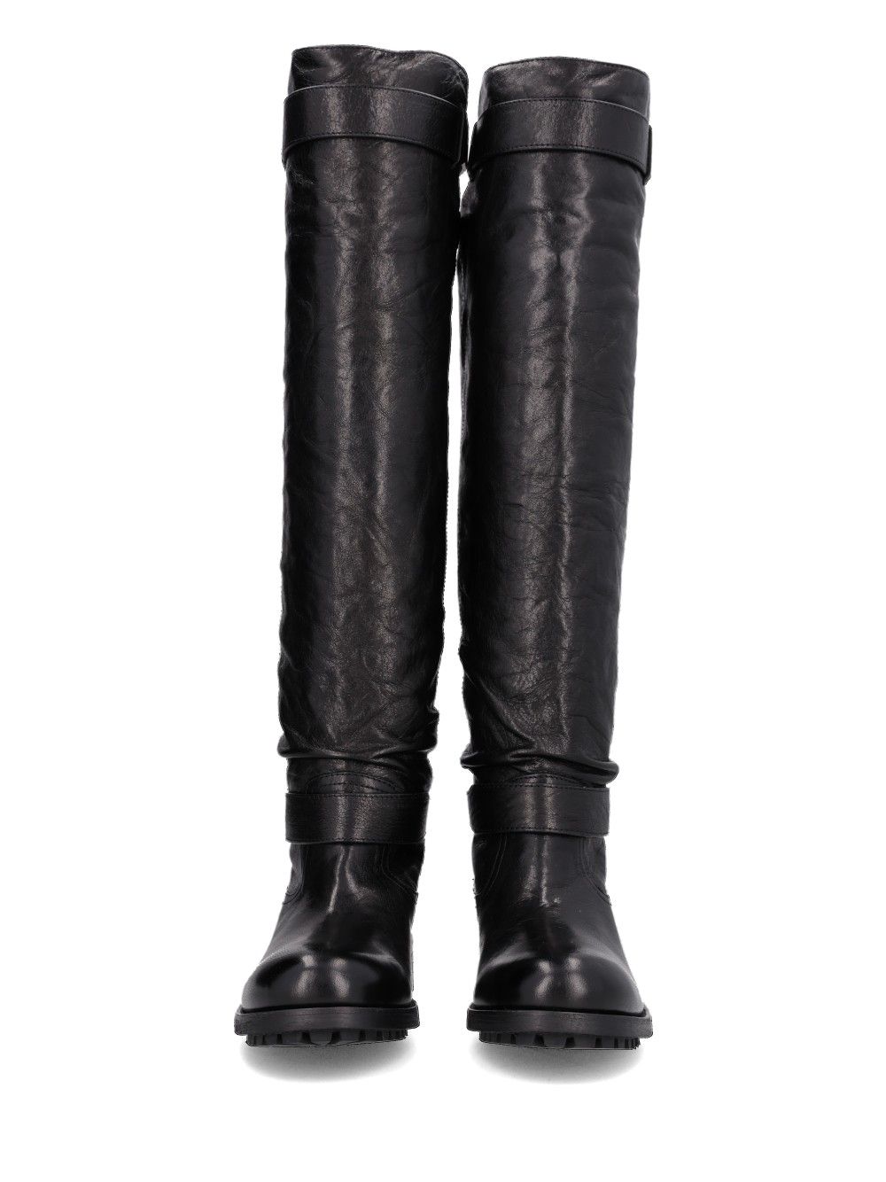 Jimmy Choo Biker Knee Boot Boots - Nero | e09506dbfd470197ec302f8f30d75d31cbdd22d9