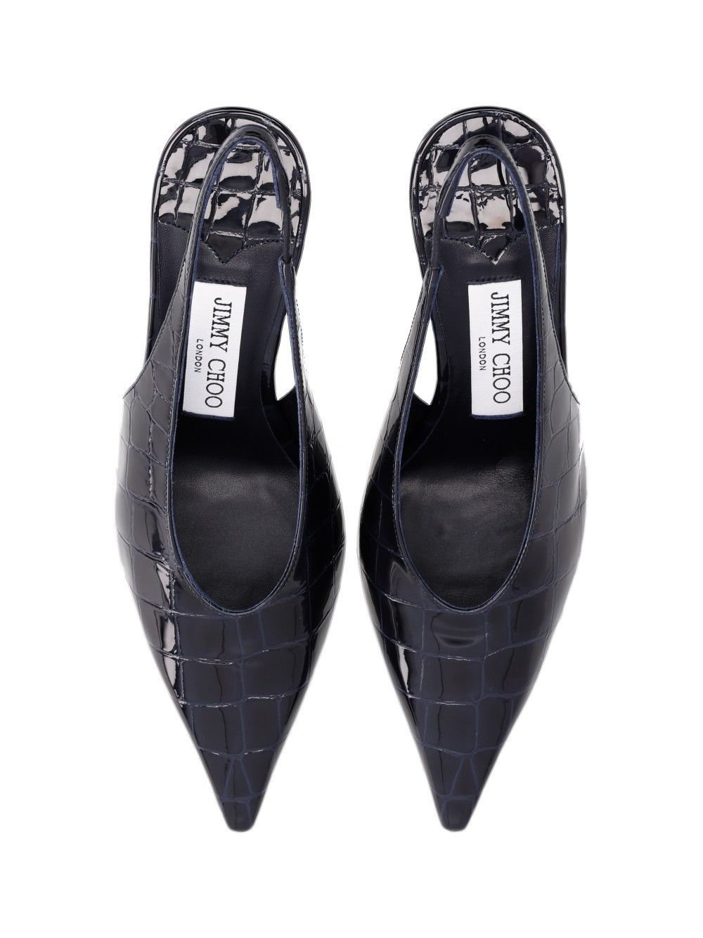 Jimmy Choo Isa 80 Slingback Decollete - Blu | 3c88c63280cc0229e51fe71dac578dd1c00f0c41