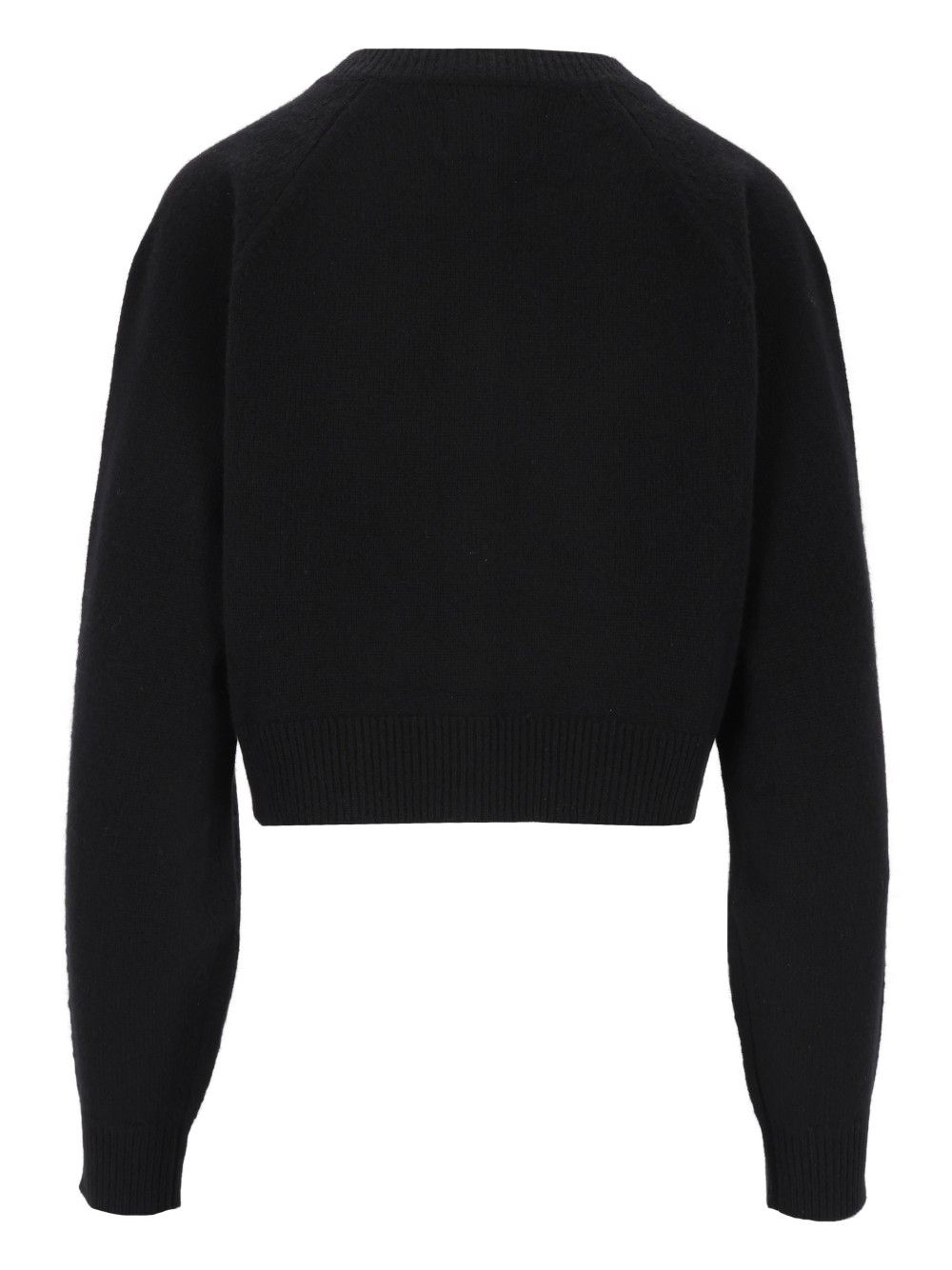 Loulou De Saison Heike Cashmere Cropped Cardigan Knitwear - Nero | 2f9af44e021651204efad8dd0b7e12809d7f9b5a