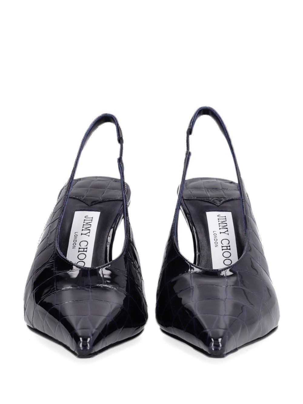 Jimmy Choo Isa 80 Slingback Decollete - Blu | 7582f678bcedd766a6f3d92cfe24bfae720f501d
