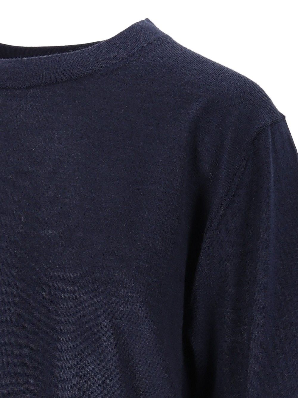 Loulou De Saison Nala Fine Knit Cashmere Top Knitwear - Blu | 50c53f5412a88b6c8e45b4d275647bc1891a3b78