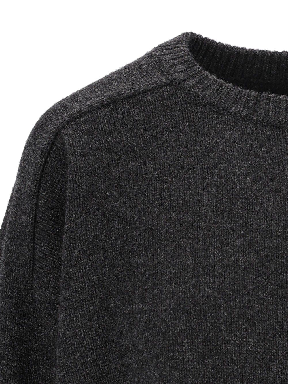 Loulou De Saison Breha Sweater Knitwear - Grey | ba93d74aaa7da2cdc5f394c6912878e94c67c853