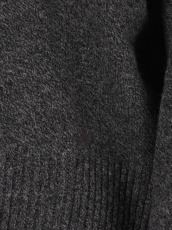 Loulou De Saison Anton Lds Knitwear - Grey | ebf02e796d02952717daeb8cdc73c2a33e41c397