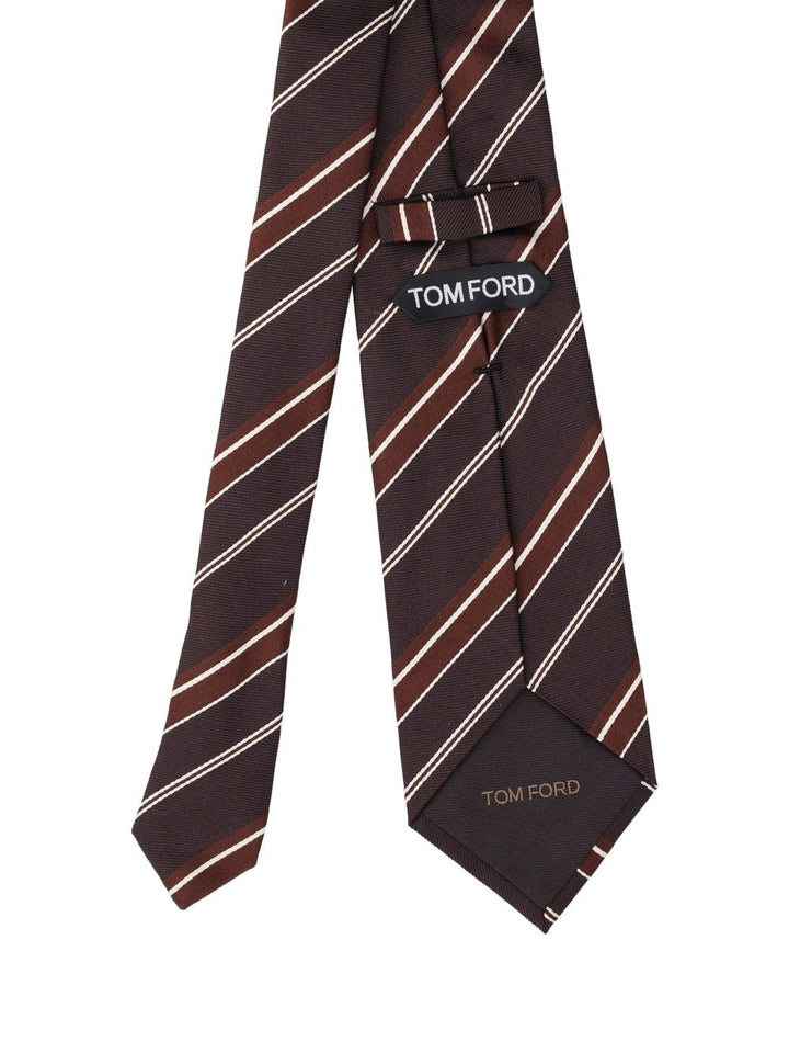 Tom Ford Tie 8cm Ties And Bow Ties - Marrone | 2b00b64cd39a07636d66f6edca444bdecb0605a1