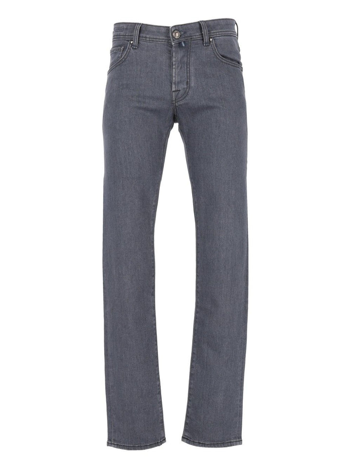 Jacob Cohen Pant 5 Pkt Super Slim Fit Nick  10,5 Oz Salpa Nera 92 Cot 8 Elastan Jeans - Grey | 502fa2410117f72e43f923f9f08afd856850f9eb